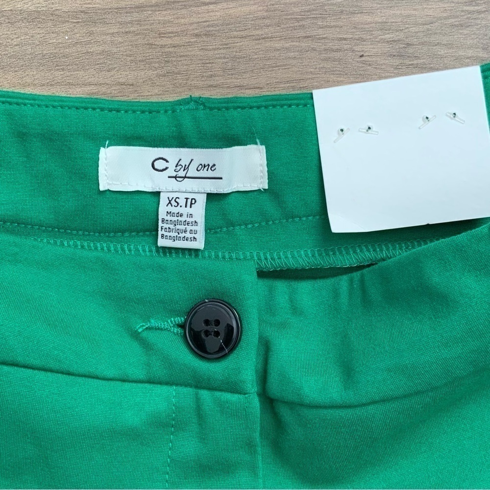 C By One Straight Leg Green Trouser - Picture 6 of 11